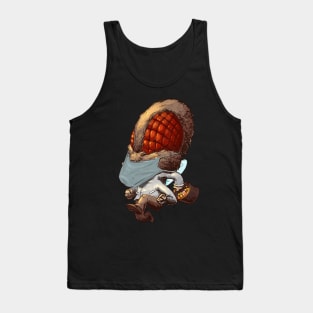 Halloween human fly trick or treat face mask Tank Top